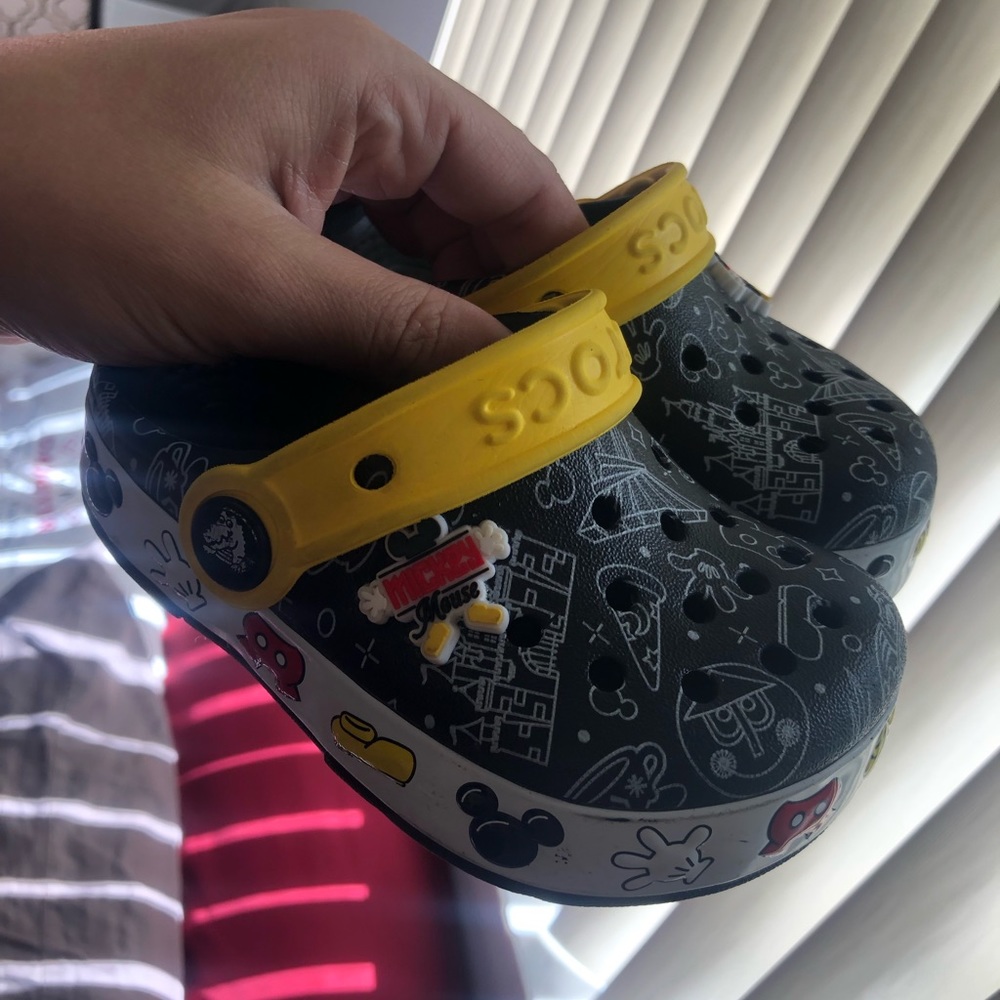 Mickey Mouse light up crocs